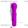 Vibrador con estimulacion clitorial y carga USB